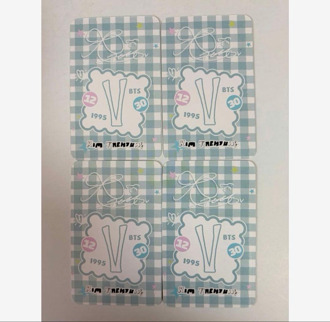 BTS】‪☆197-05☆フォトカード 4枚セット V テヒョン テテ - メルカリ‬