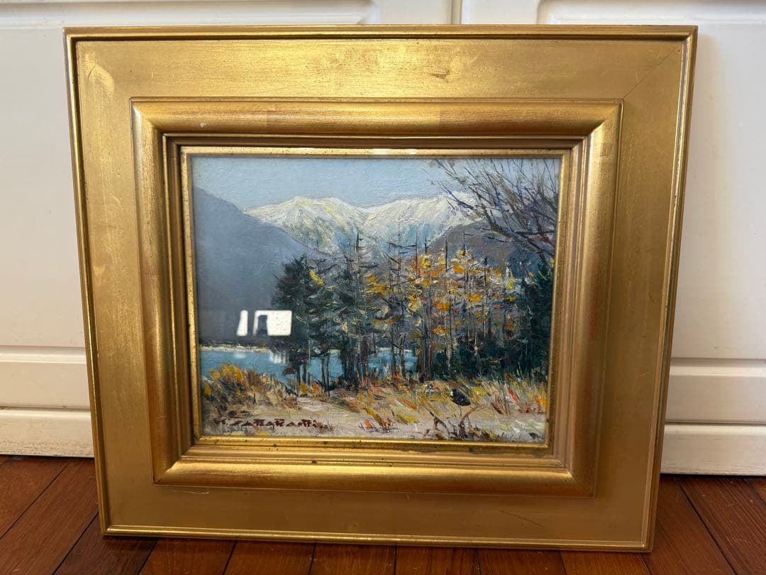 23.「山湖」髙橋一善 油絵