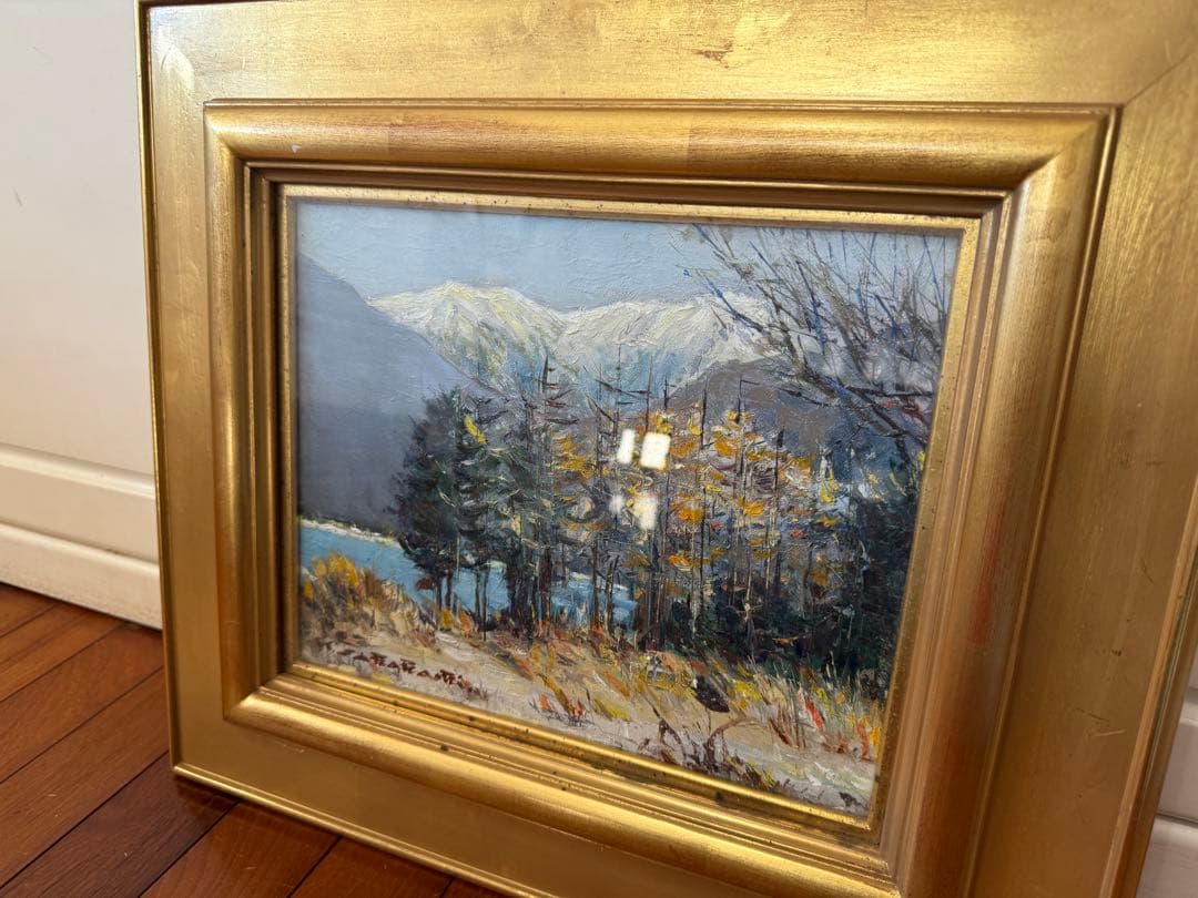 23.「山湖」髙橋一善 油絵
