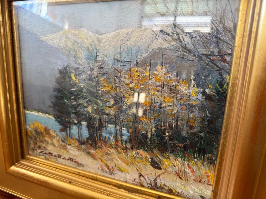 23.「山湖」髙橋一善 油絵