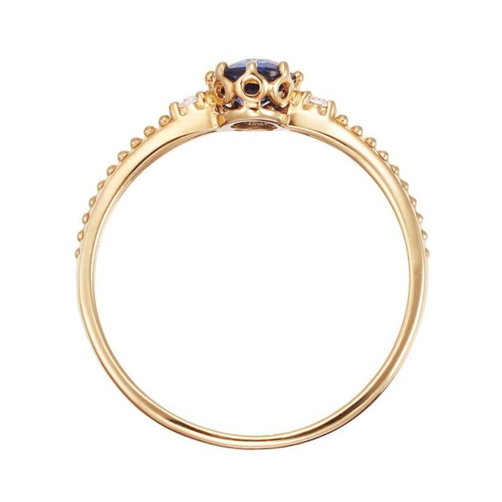 ジュエリーツツミ 10金YGサファイアリング - メルカリ