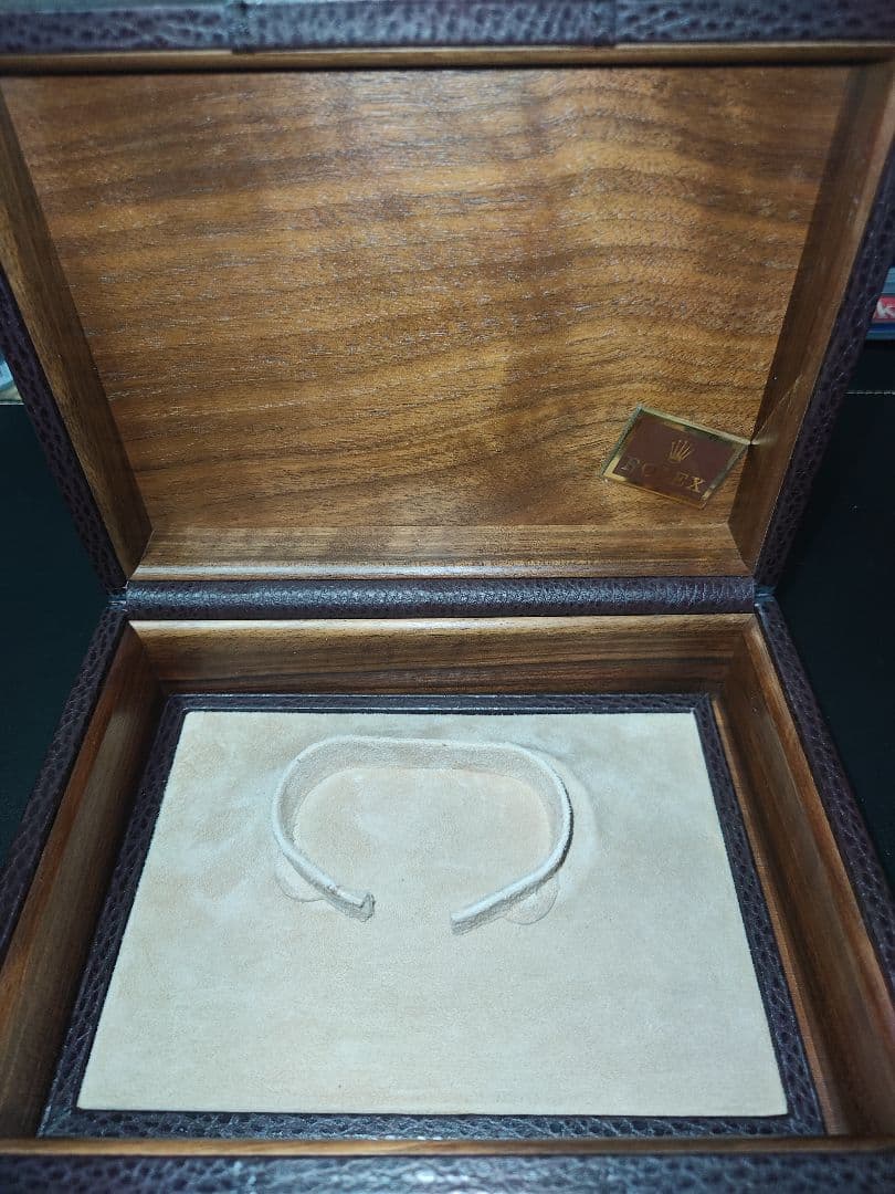 【ROLEX】 腕時計ケース 空箱　ダークブラウン