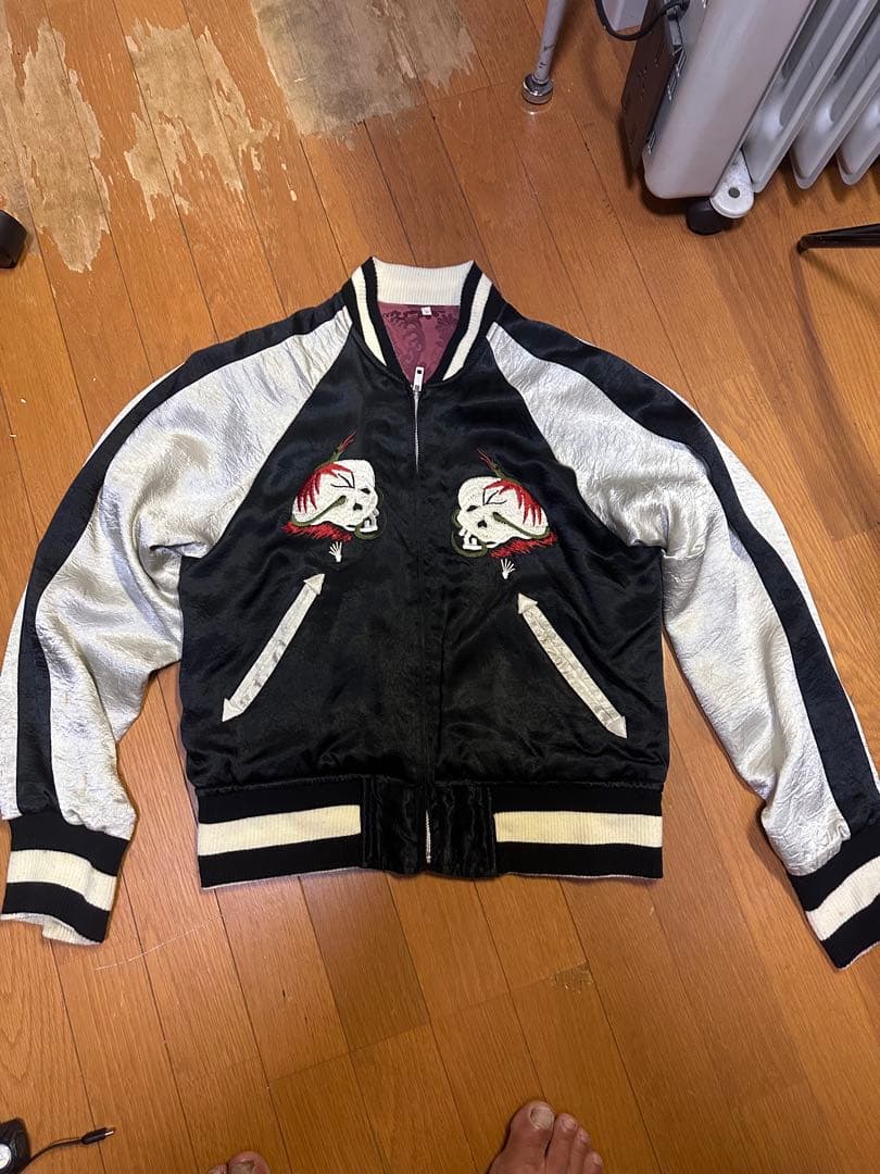 ドライボーンズ　スカジャン　リバーシブル