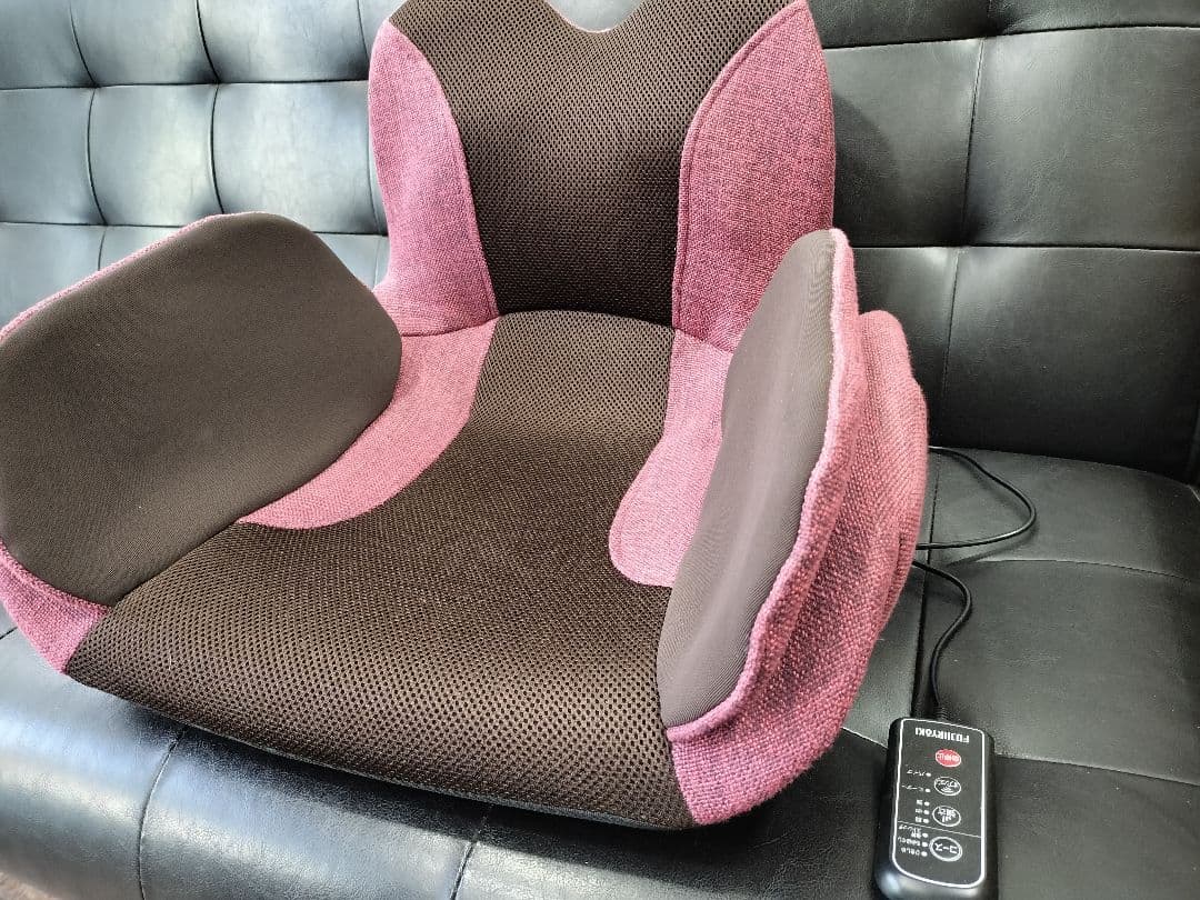 骨盤・姿勢矯正クッション 電動リモコン付き