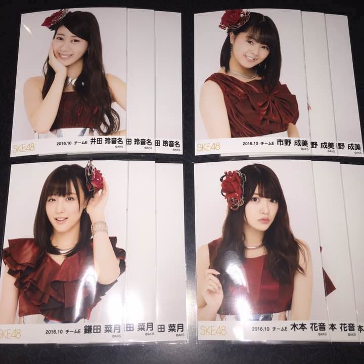 SKE48 2016 10月 生写真 チームE 3種コンプ SKEフェスティバル