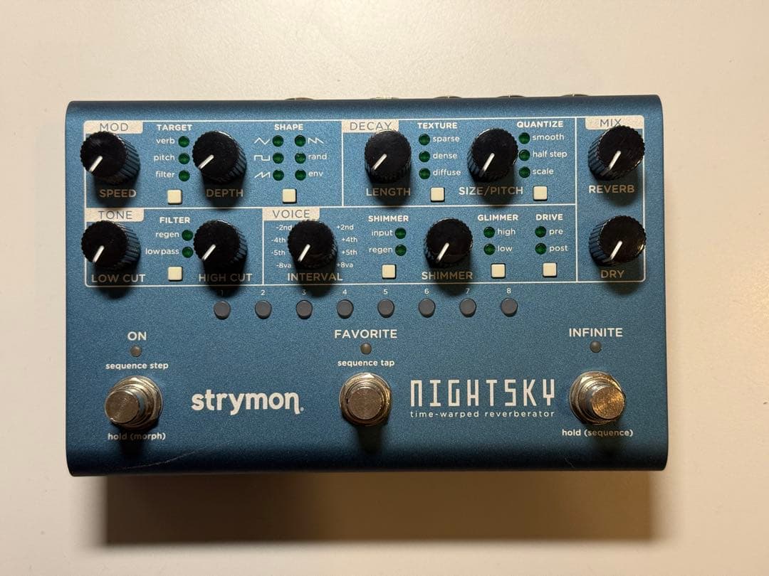 Strymon nightsky リバーブ night sky