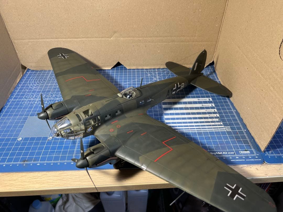 ICM 1/48 ハインケルHe111H-3 完成品
