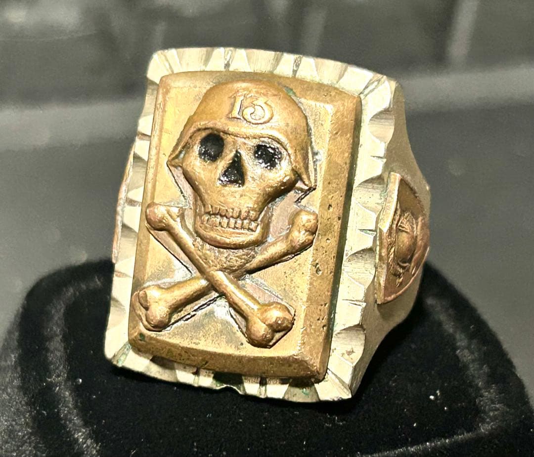 40s〜50s ビンテージ メキシカンリング メキシコ スカル 古着