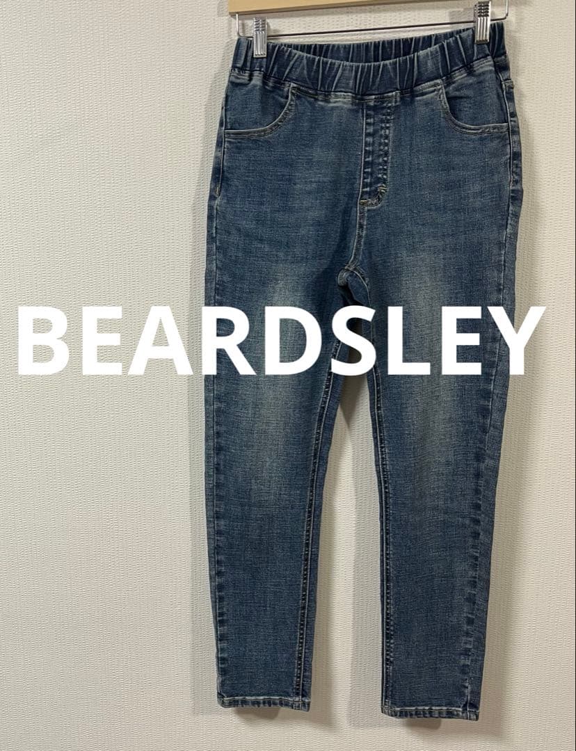 ビアズリー　BEARDSLEY　デニムパギンス　サイズ1　ブルー　美品 BEARDSLEY（ビアズリー）の「デニムパギンス（デニムパンツ）」 - WEAR