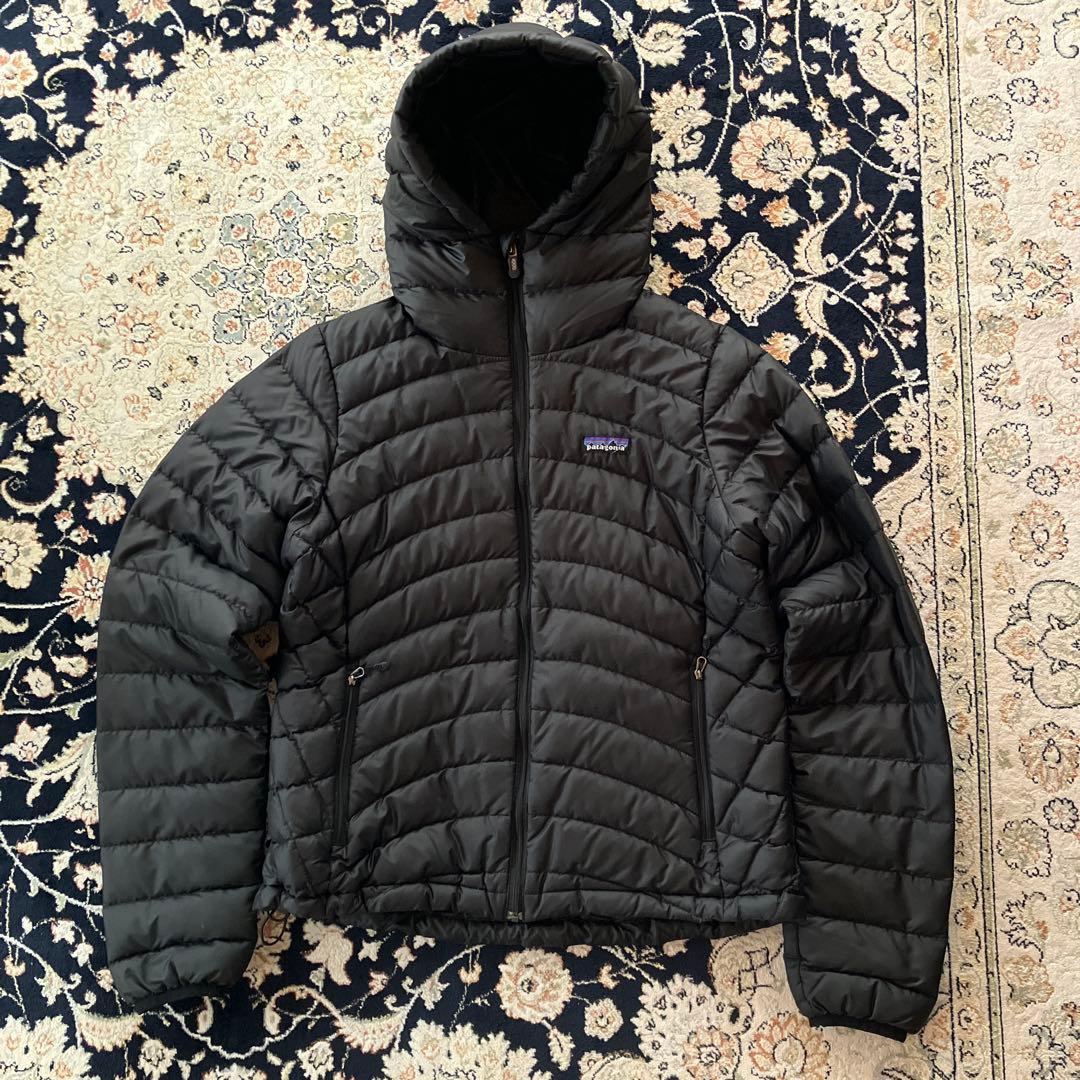 Patagonia ダウンセーターフーディ　ブラック　レディース　11年製