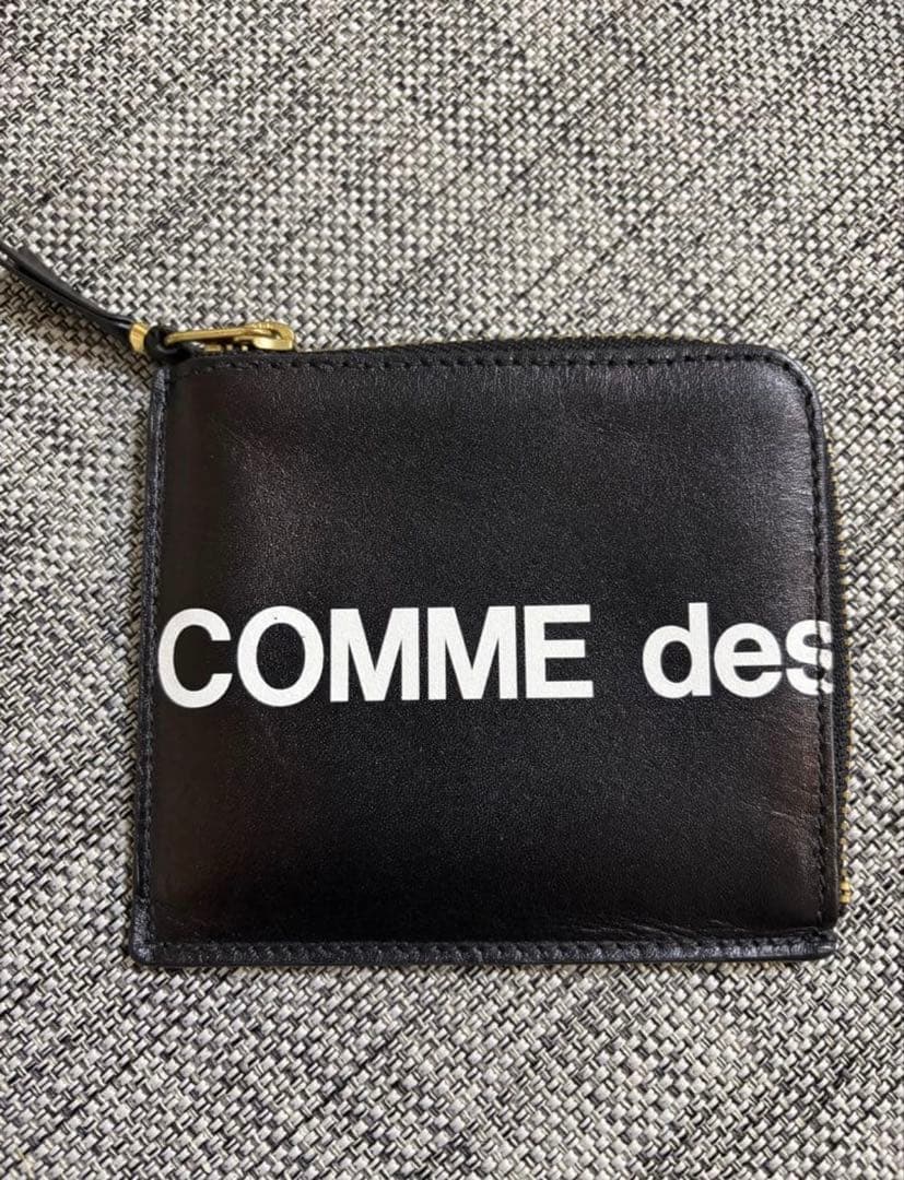 COMME des GARÇONS huge logo L字ジップ