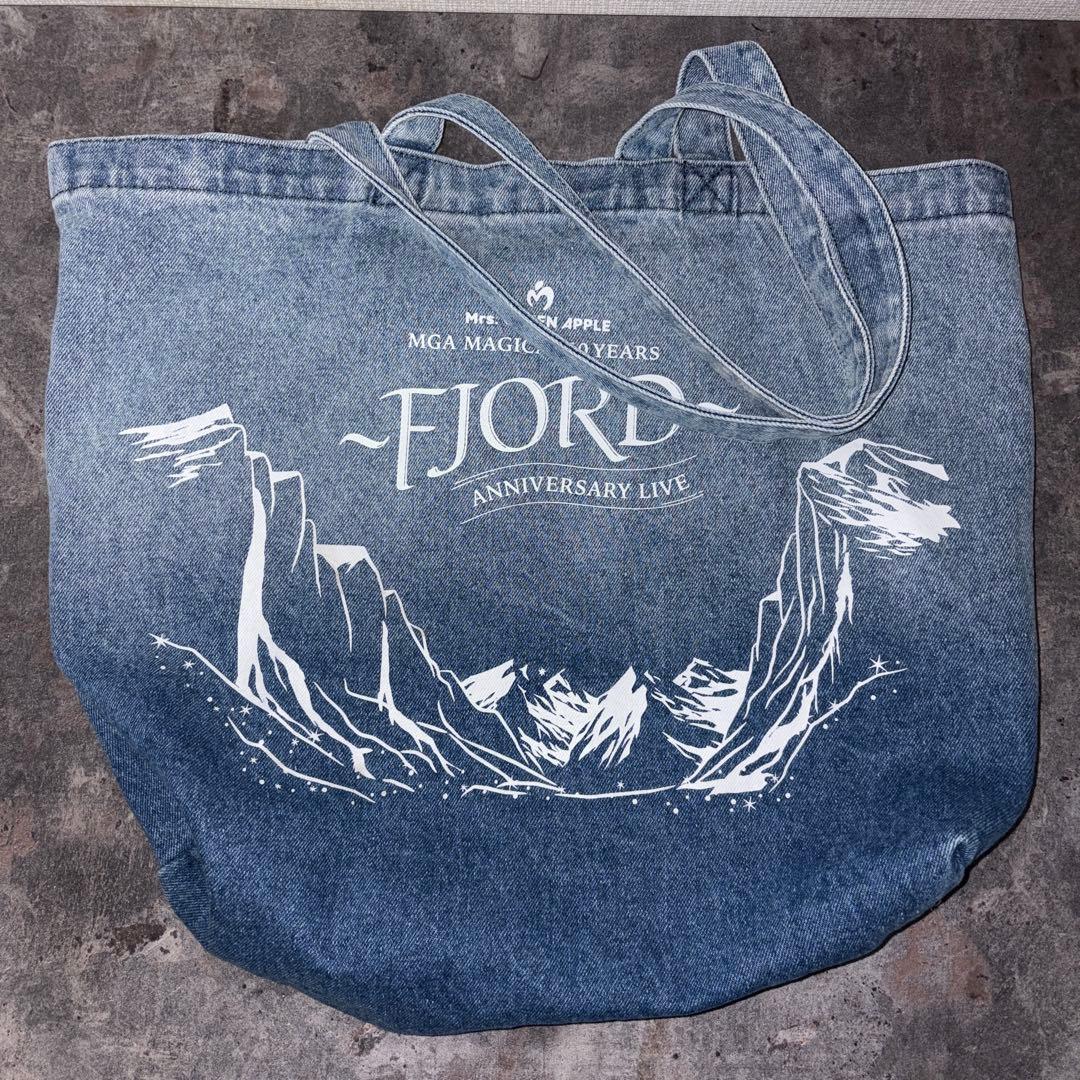 Mrs. GREEN APPLE ミセス フィヨルド デニム トートバッグ 未開封☆ミセスグリーンアップル フィヨルド デニムバッグ ミセス