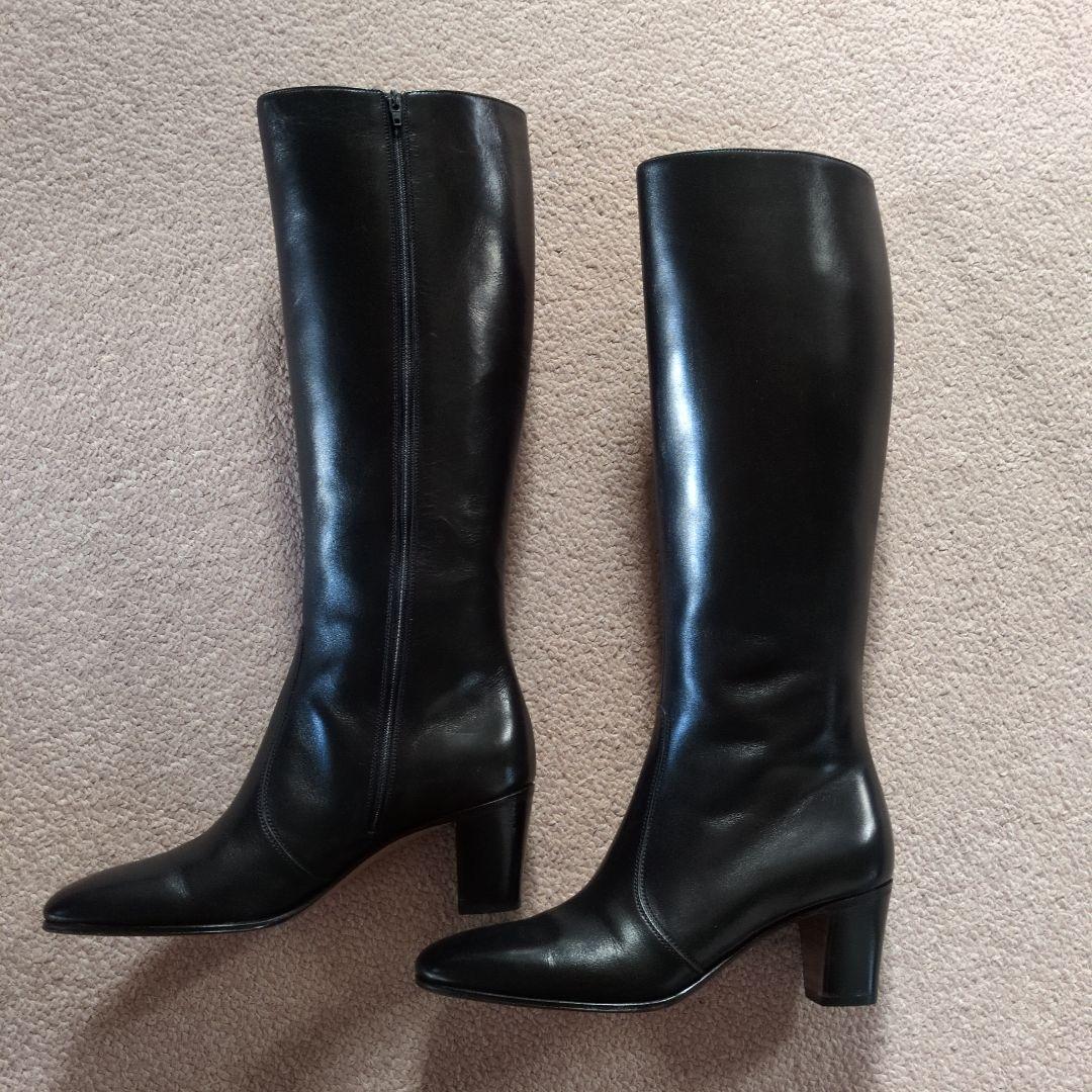 未使用 タニノクリスチー ロングブーツ - メルカリ