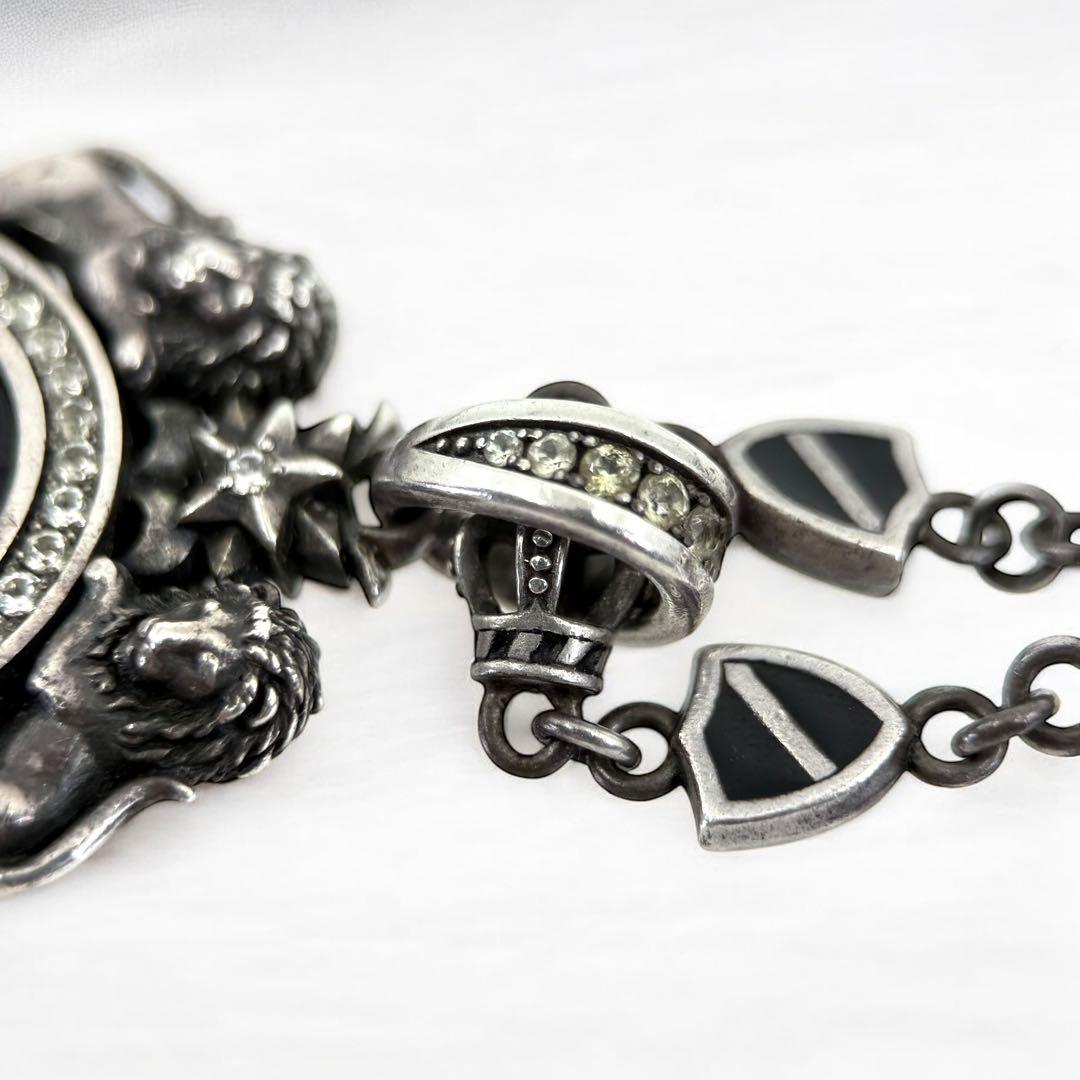 極希少】ジャスティンデイビス カメオ クラウン ネックレス 925 - メルカリ