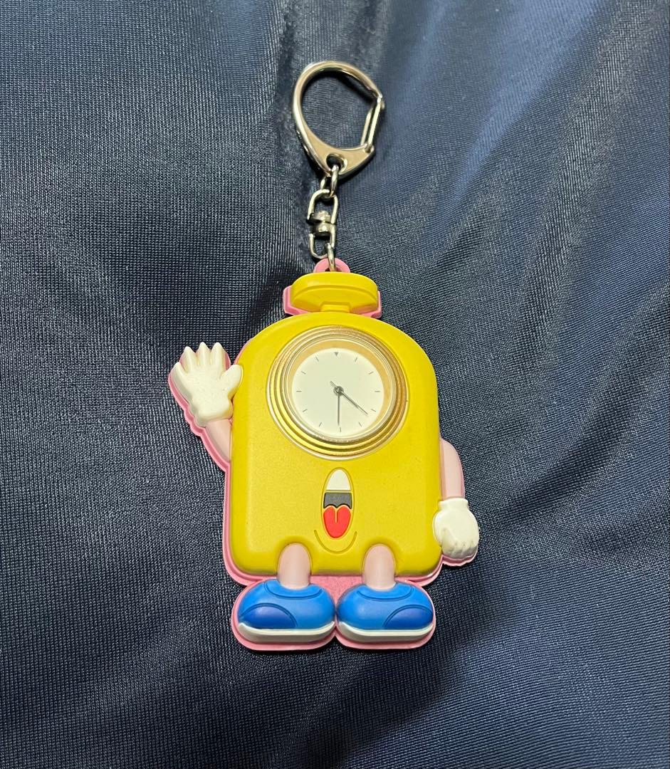 Dr.スランプ アラレちゃん タイムくん キーホルダー時計フィギュア