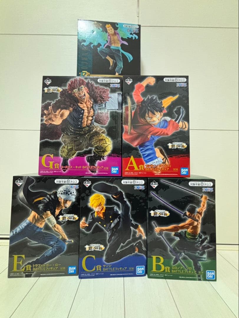 ワンピース ルフィ A賞 バトルフィギュア 6体セット FIG]モンキー・D・ルフィ 「一番くじ ワンピース 覇ノ躍動」 BATTLE