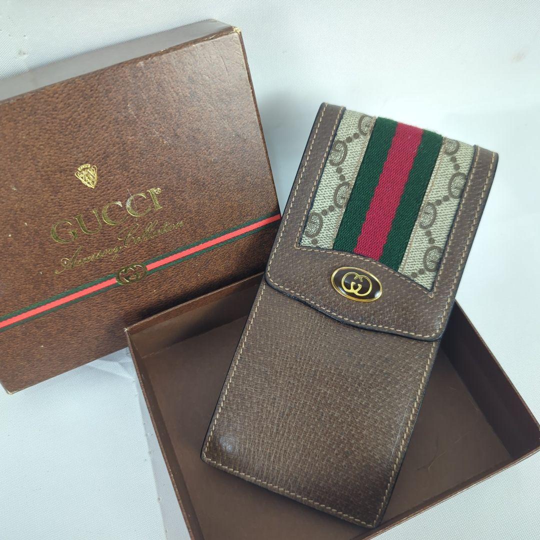 【良品】GUCCI グッチ アクセサリーライン ペン サングラス メガネ ケース