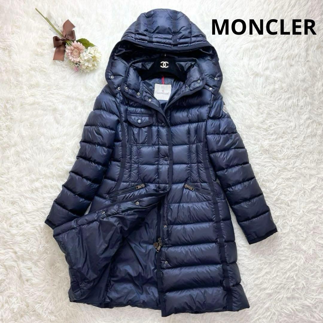 MONCLER エルミンヌ HERMINE ロング ダウンコート 北川景子 M - メルカリ