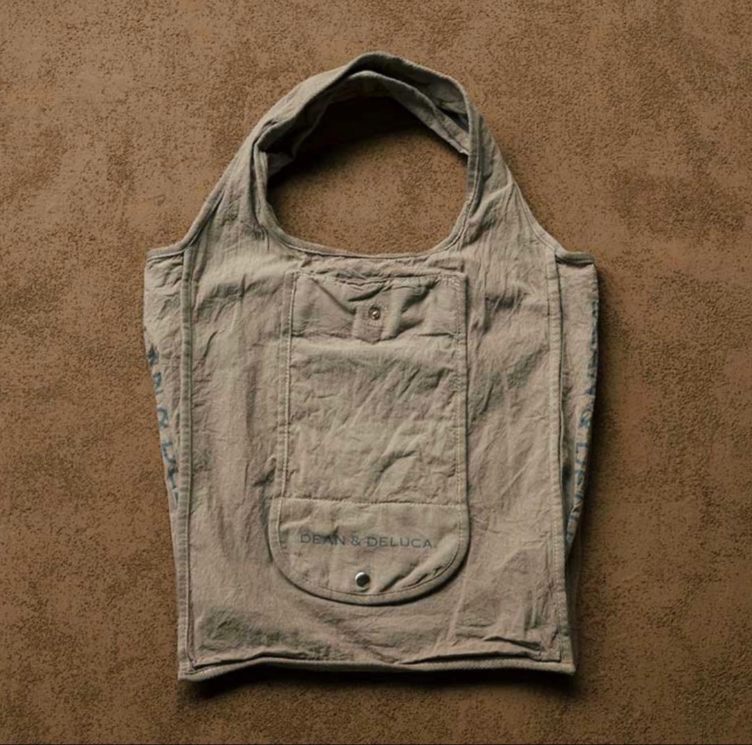 DEAN＆DELUCA 珈琲染めショッピングバッグ ブラウン