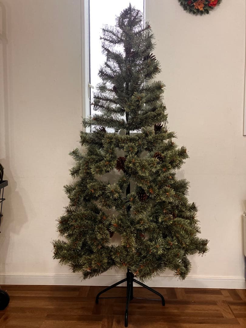 スタディオクリップ　ハーフクリスマスツリー　150cm