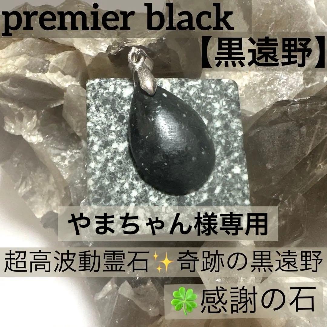 【奇跡の黒遠野】premier black 最高級　人生好転ペンダント　宇宙波動