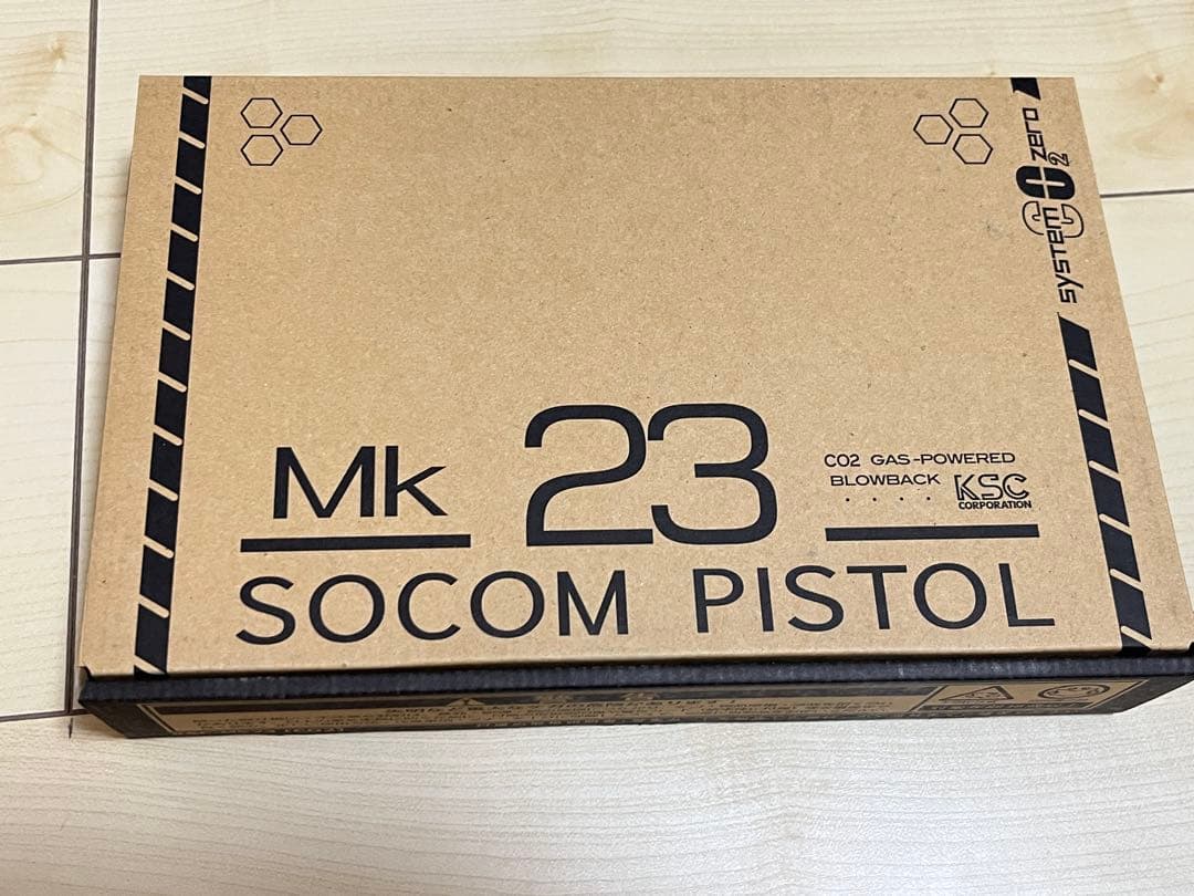 [未開封] KSC MK23ソーコムピストル Co2 タンカラーABS