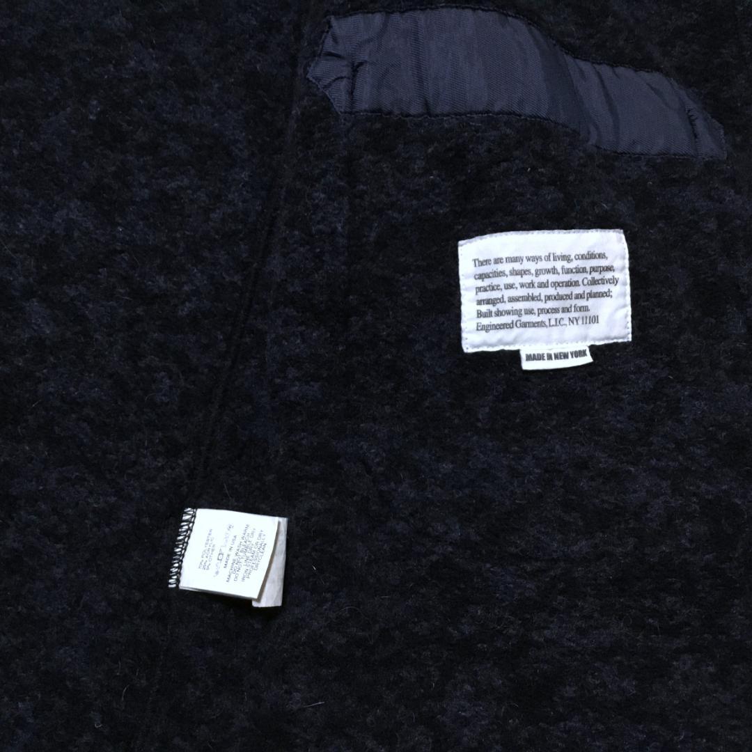 米製 エンジニアードガーメンツ ガウンコート Sネイビージャガード