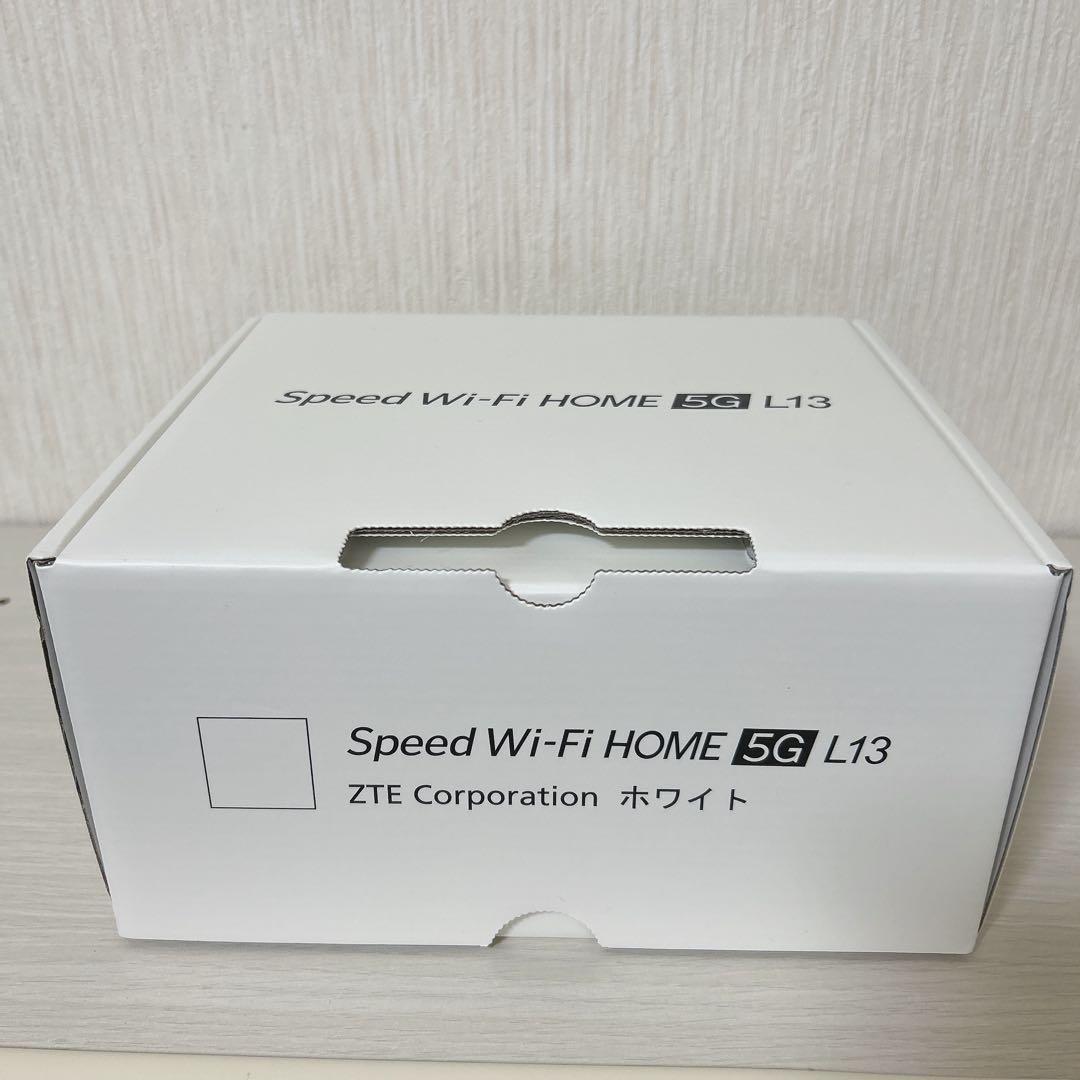 Speed Wi-Fi  5G L13 ZTE SIMなし ZTE Speed Wi-Fi HOME 5G L13 SIMなし Speed Wi-Fi HOME 5G L13 [ホワイト]