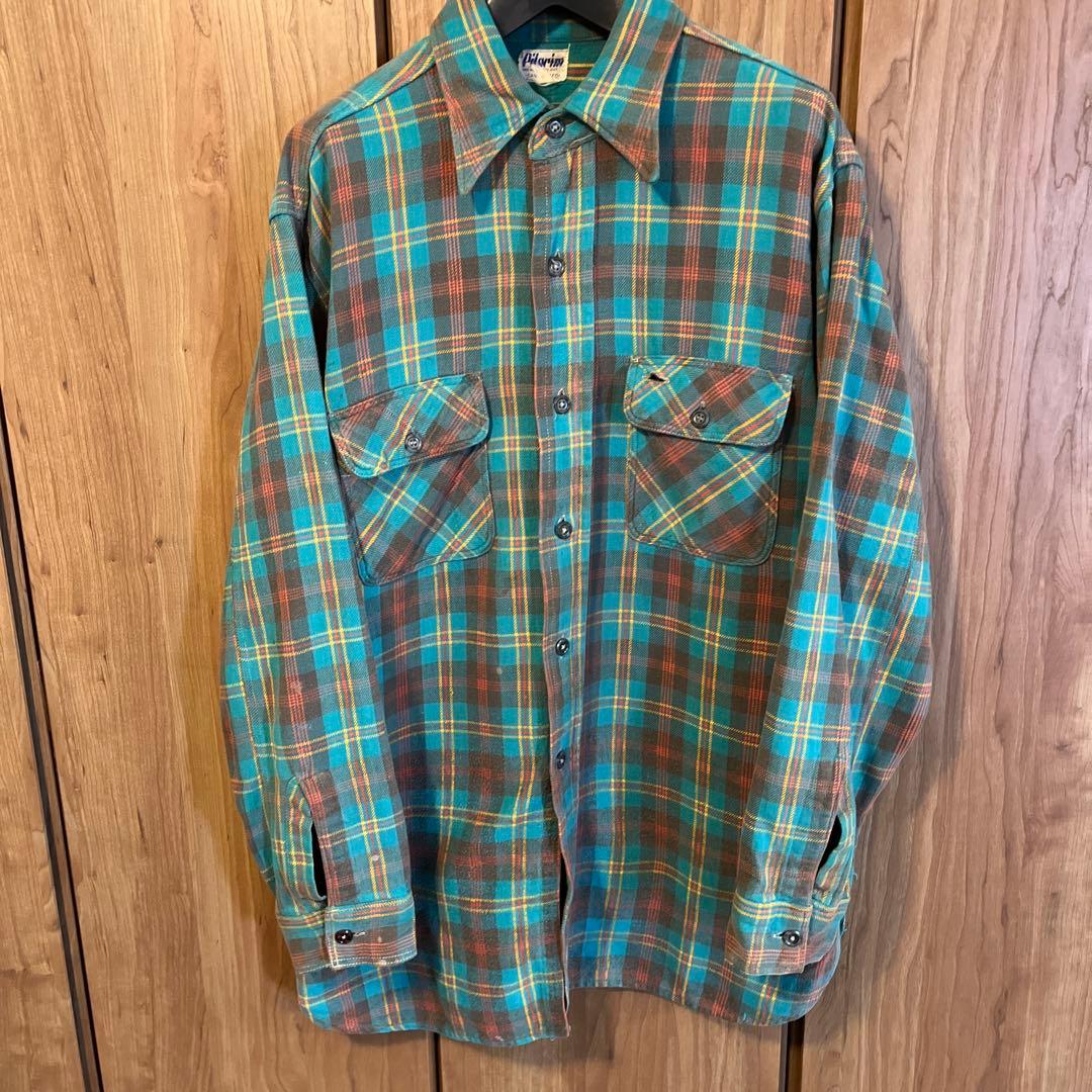 50s Pilgrim ヴィンテージ マチ付きヘビネル