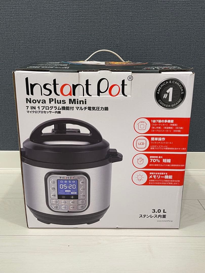 インスタントポットInstant Pot Nova Plus Mini 3.0L - メルカリ
