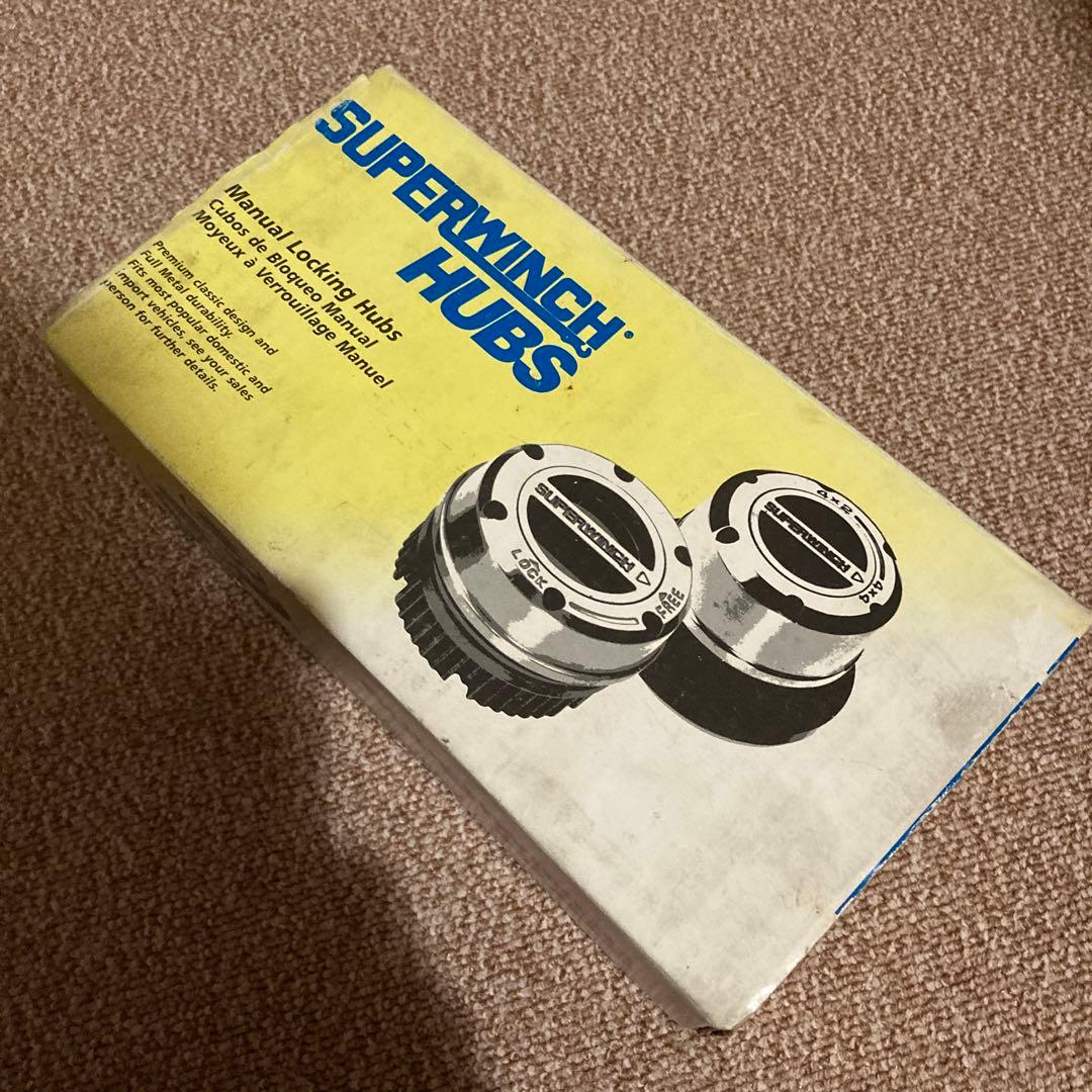 superwinch フリーハブ　スペースギア パジェロ　マニュアルハブ