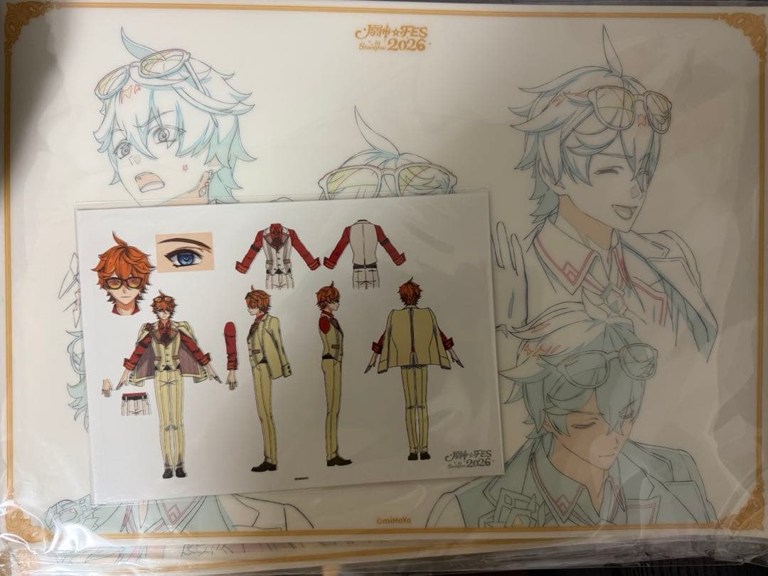 原神fes vipチケット 特典PVCデスクマット 原画ポストカード タルタリア 原神 2026 FES フェス vip入場特典 原画 ポストカード フリンズ｜Yahoo