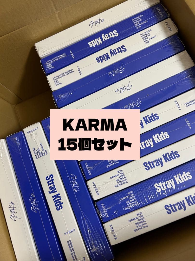 新品未開封　Stray Kids スキズ karma 通常盤 15個セット