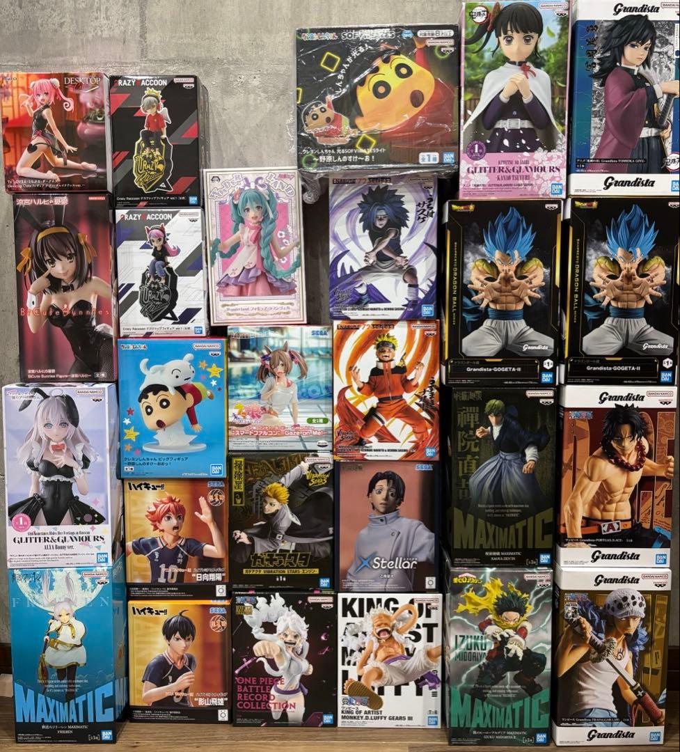 最新プライズフィギュアまとめ売り　26点　ワンピース、ドラゴンボールその他