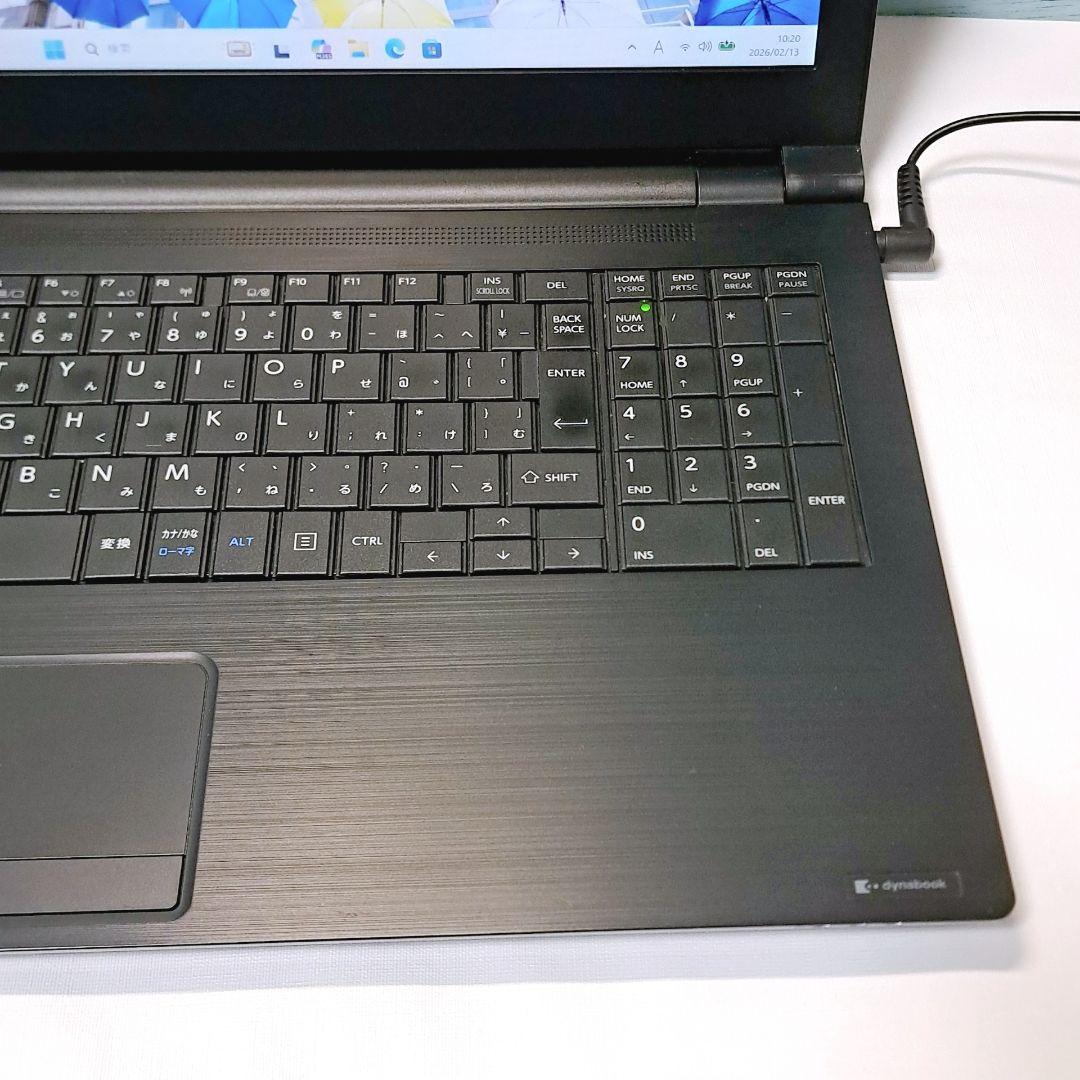 J101 すぐ使える設定済 東芝ノートパソコン Windows11 ダイナブック