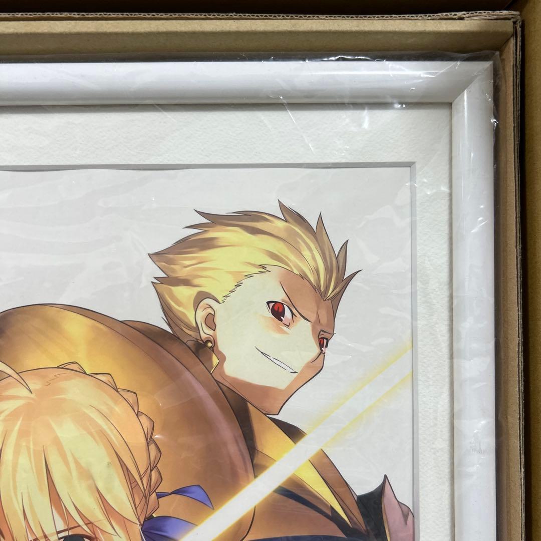 ニュータイプ30周年記念グッズ Fate/Zero 10色刷り額装複製原画2