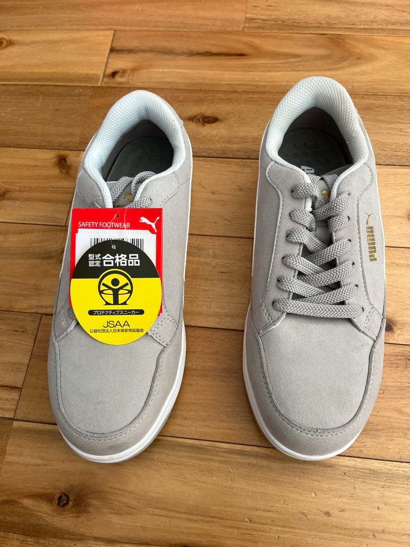 プーマ　作業靴　エアツイスト64.218.0 26㎝ グレー ロー 安全靴 エアツイスト2.0 ローカット 26.0cm グレー PUMA(プーマ