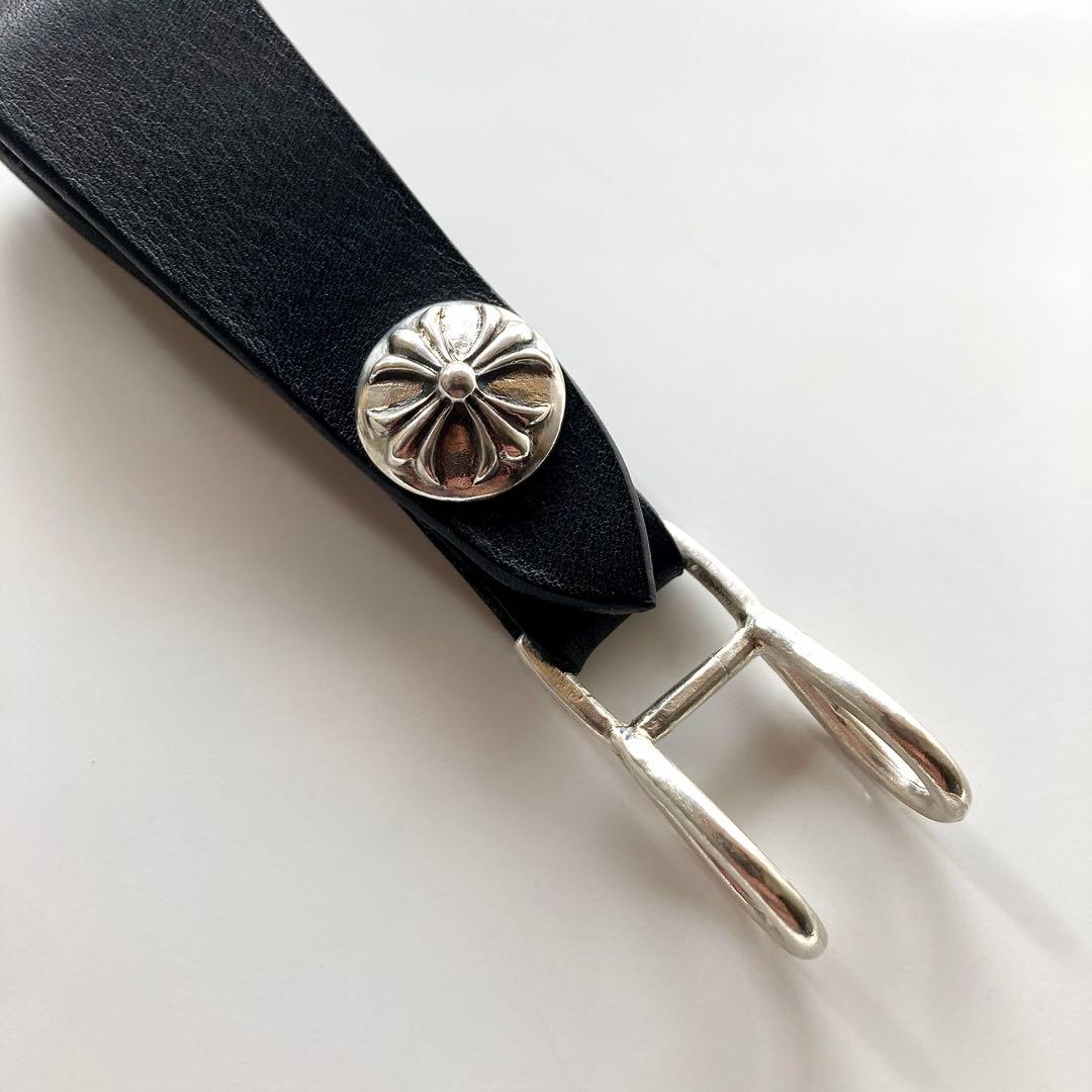 数量限定シルバー925 クロスボール レザーベルト BWL トラッカー