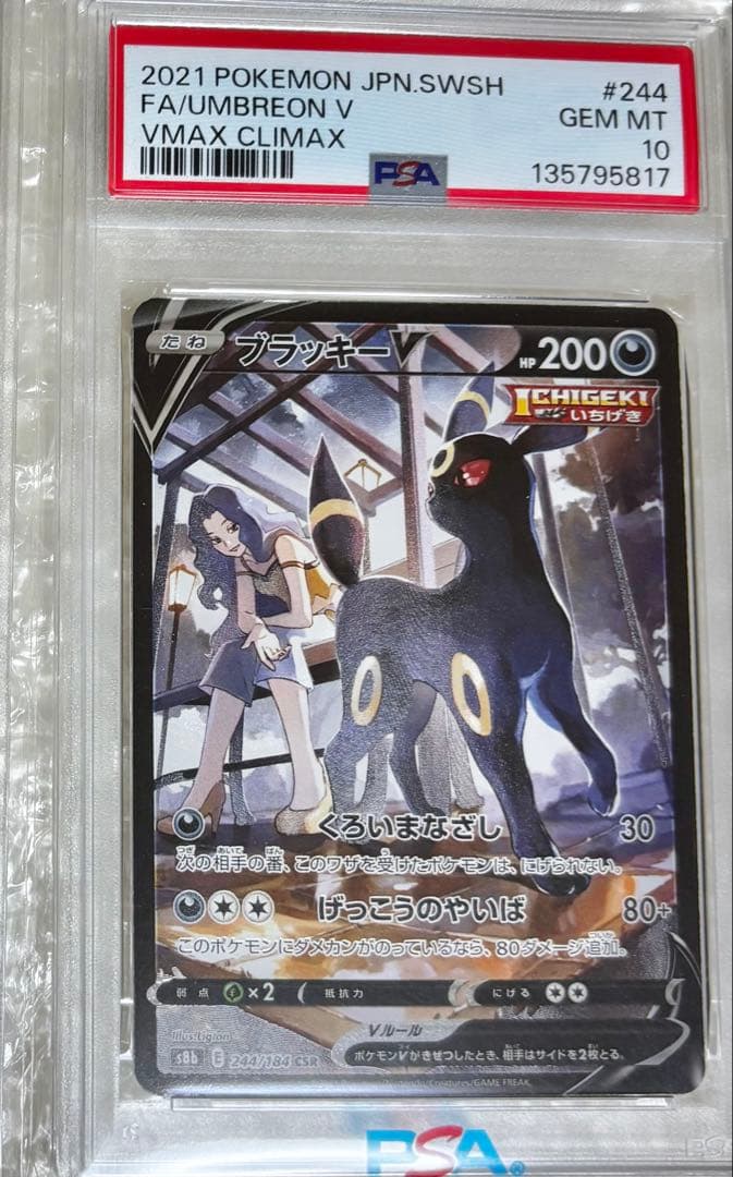 ブラッキーV CSR PSA10 クライマックス