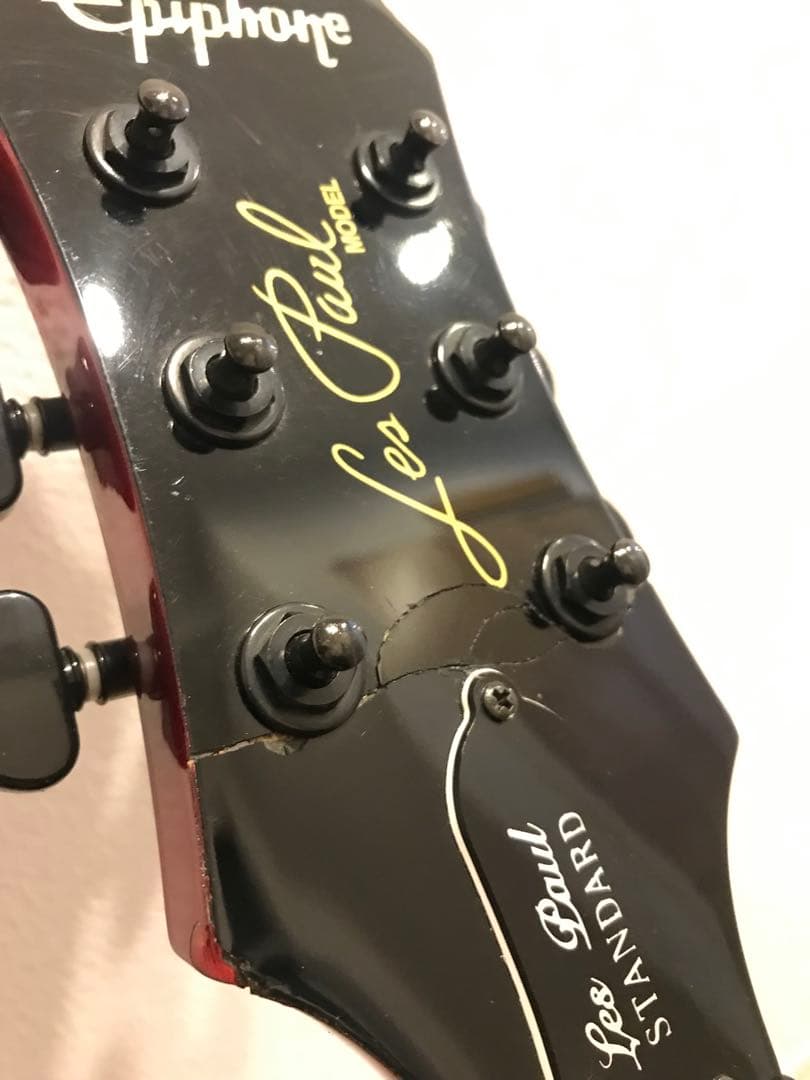 Epiphone Les Paul Standard レッド ジャンク - メルカリ