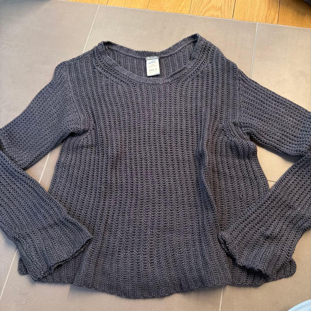KristenseN DU NORD ダークグレー ニットセーター サイズ2