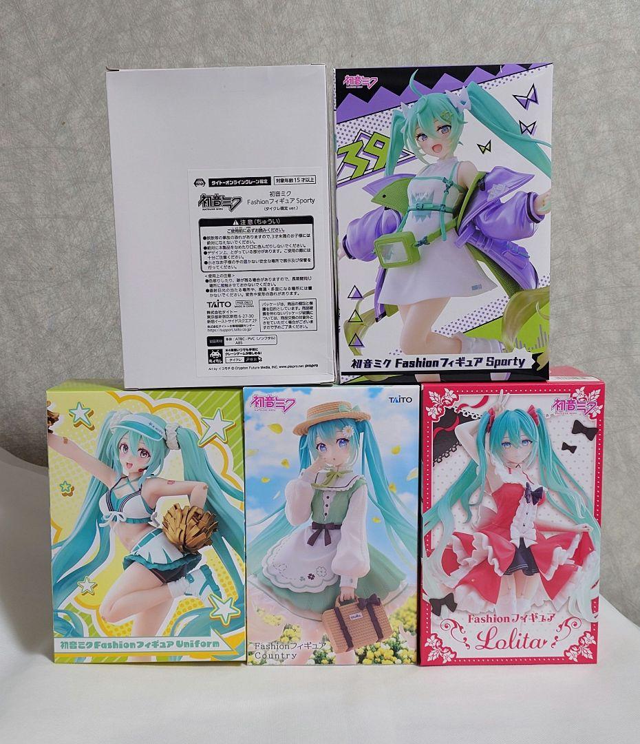 初音ミク Fashionフィギュア 5点セット 初音ミク Fashion フィギュア Punkタイトープライズ詳細