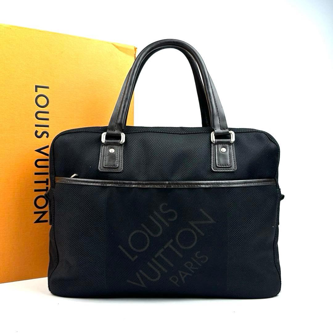 美品 ルイヴィトン ダミエ ジェアン ヤック ビジネスバッグ Ｍ93082 黒