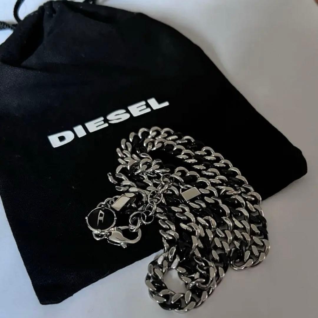 DIESEL DX1499 チェーンネックレス ステンレス DIESEL ディーゼル ネックレス ペンダント DX1499 DX1499931 (DIESEL