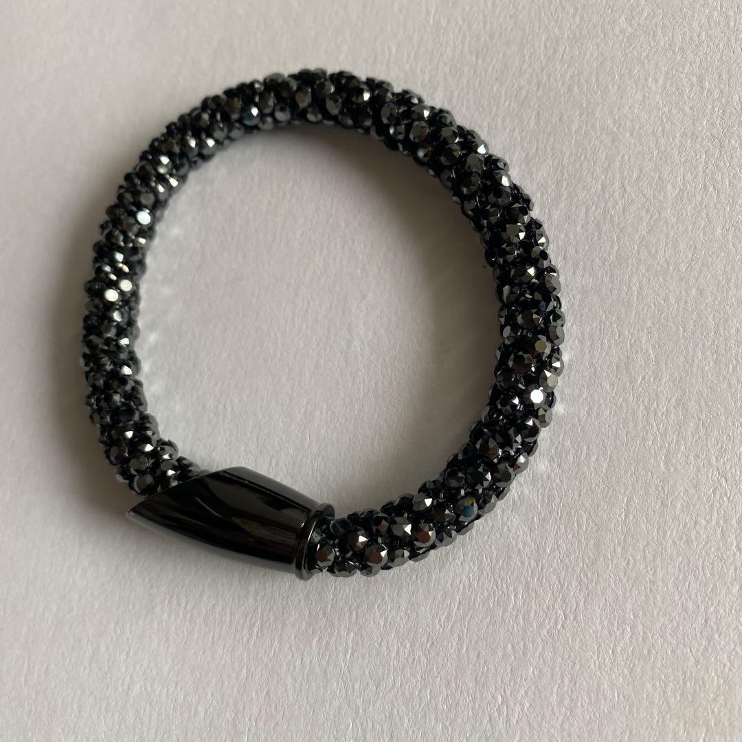 LUV ハッシュタグラブ ブレスレット 7mm ブラック系 GACK