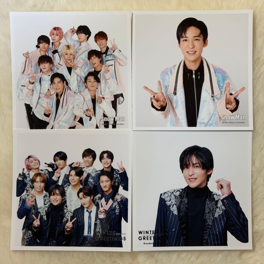 Snow Man 集合 目黒蓮 ましかくフォト 4枚セット - メルカリ
