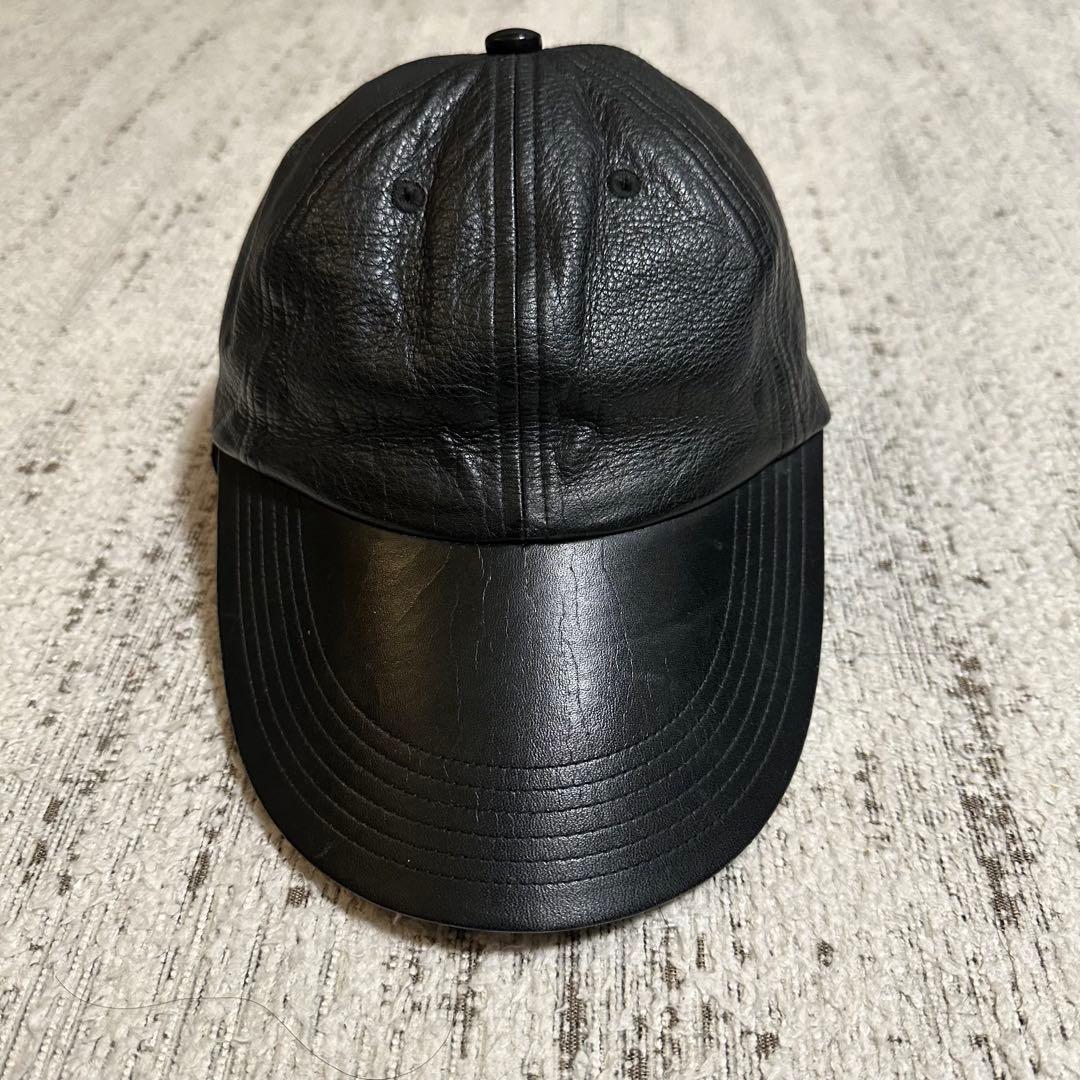 KIJIMA TAKAYUKI レザー　キャップ　6パネル KIJIMA TAKAYUKI キジマタカユキ シープレザー 6パネル キャップ