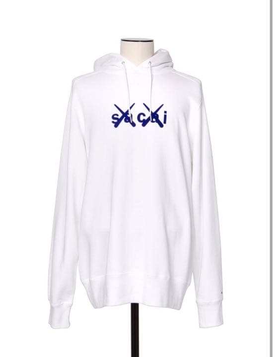 sacai x KAWS パーカー カウズ ホワイト/白 2 - メルカリ