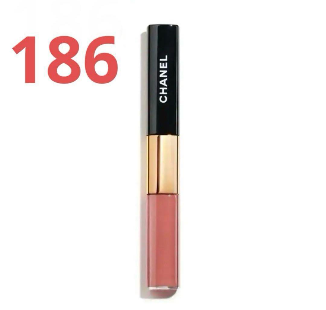 【新品】CHANELルルージュデュオウルトラトゥニュ 186 ピンクヌード