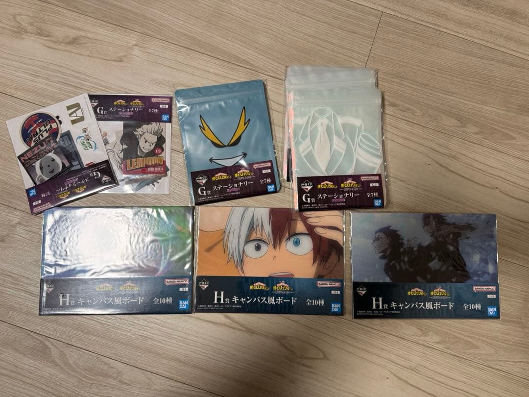 確認用一番くじ 僕のヒーローアカデミア 紡がれる想い G賞 9点セット